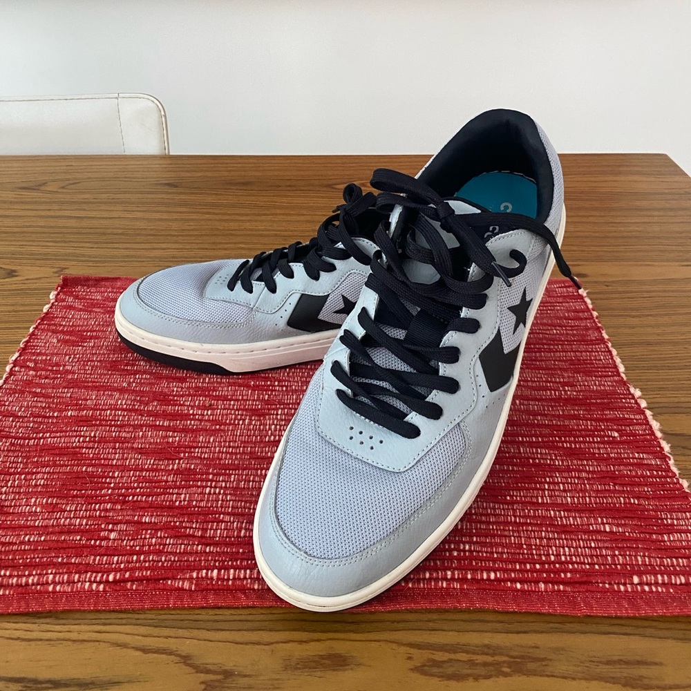 Converse Rival Ox leather and canvas sneakers